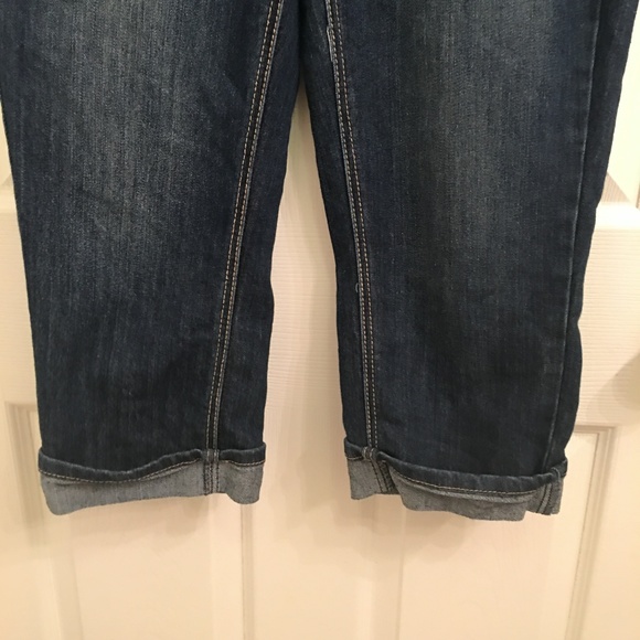 Earl Jean Cuffed Beaded Flapped Pockets Capri sz 6 - Picture 7 of 8